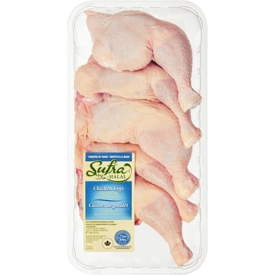 Sufra Halal Back Attached Chicken Legs 1.6 kg, $0.88/100g