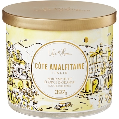 Life at Home Bougie parfumée Côte Amalfitaine 1 ea, 16,00 $/1ch