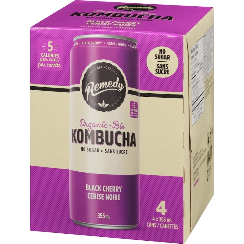 Kombucha Organic Black Cherry