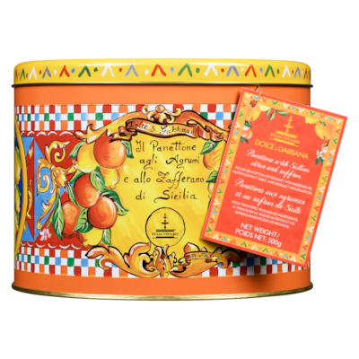 Dolce & Gabbana Italian Traditional Bakery Cake With Sicilian Candied Citrus Peel And Saffron