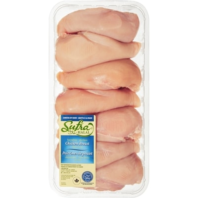 Sufra Halal Boneless Skinless Chicken Breast 1.505 kg, $1.86/100g