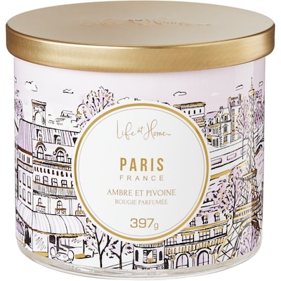 Life at Home Bougie parfumée Paris 1 ea, 16,00 $/1ch