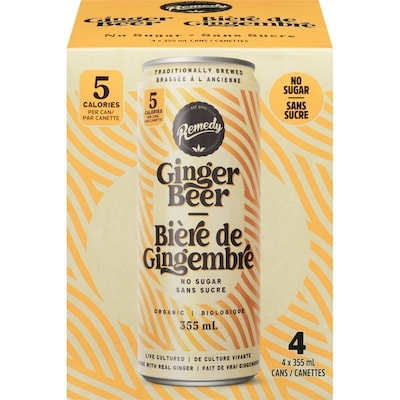 Remedy Ginger Beer Organic 4x355.0 ml, $0.49/100ml