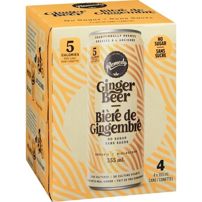 Bière de gingembre biologique