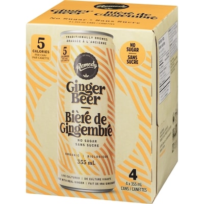 Bière de gingembre biologique
