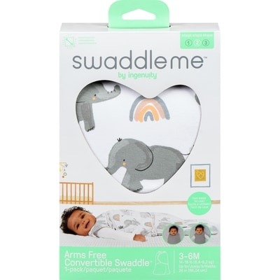 SWADDLEME Arms Free Convertible Swaddle 3-6m 1 ea, $34.99/1ea