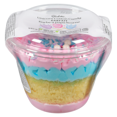 Charlotte's Parfait barbe à papa licorne 145 g, 2,76 $/100g