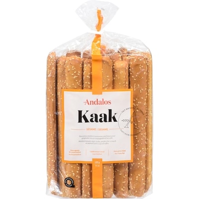 Andalos Kaak sésame grand 400 g, 1,62 $/100g