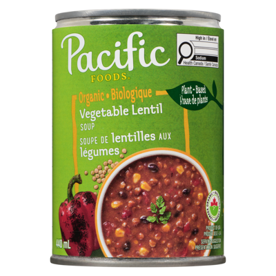 Organic Vegetable Lentil Soup