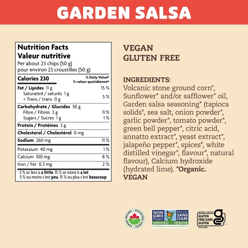 Organic Garden Salsa Tortilla Chips