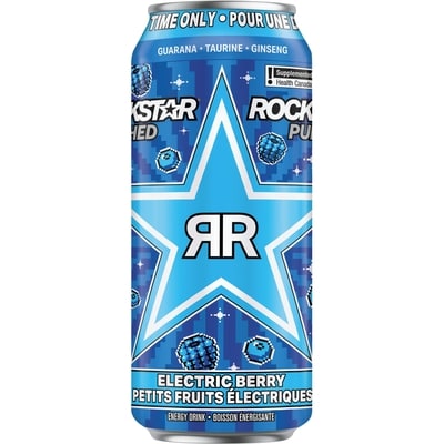 Rockstar Punched boisson énergisante petits fruits électriques 473 ml, 0,84 $/100ml