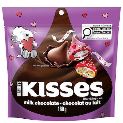 Hershey’s Cœur de chocolats au lait kisses snoopy™ et amis 180 g, 3,33 $/100g