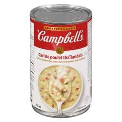 Campbell’s Cari de poulet thaïlandais 515 ml, 0,49 $/100ml