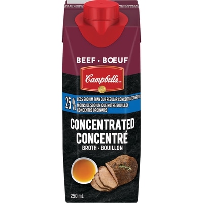 Campbell's Concentrated Broth Beef, Less Salt 250 ml, $0.60/100ml