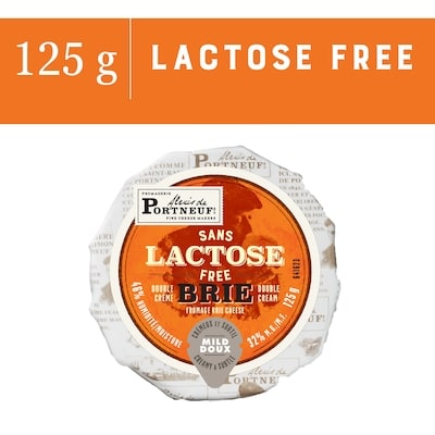 Alexis Portneuf Lactose Free Brie 125 g, $5.83/100g