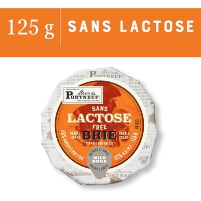 Alexis de Portneuf Brie sans lactose 125 g, 5,60 $/100g