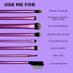 Real Techniques Everyday Eye Essentials Makeup Brush Kit - 1 ea
