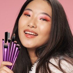 Real Techniques Everyday Eye Essentials Makeup Brush Kit - 1 ea