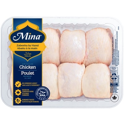 Mina Halal Chicken Thighs $6.59/1kg $2.99/1lb