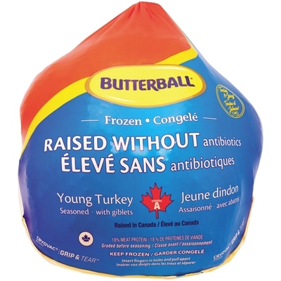 Butterball Frozen Young Turkey, 3-5kg $11.44/1kg $5.19/1lb