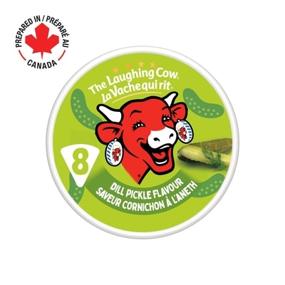 The Laughing Cow Dill Pickle Spreadable Cheese 8P 133 g, $3.23/100g