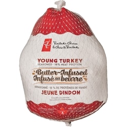 President's Choice Butter Infused Frozen Turkey, 3-5KG $11.44/1kg $5.19/1lb