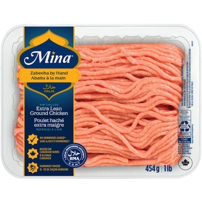 Mina Halal Lean Ground Chicken 454 g, $1.87/100g