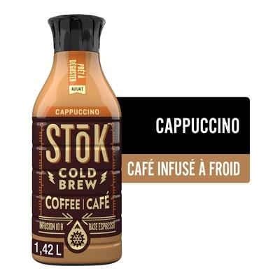 SToK Café au lait infusé à froid saveur Cappuccino, édition limitée 1.42 l, 0,49 $/100ml