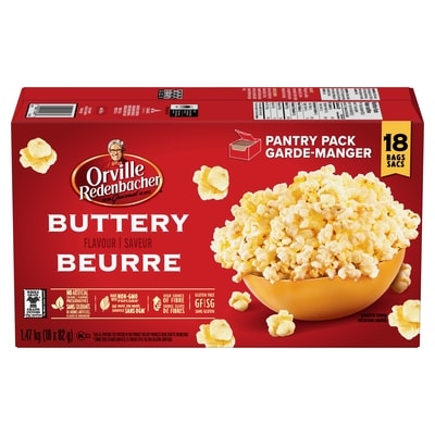 Orville Popcorn, Buttery Flavour, Pantry Pack 1475 g, $1.02/100g