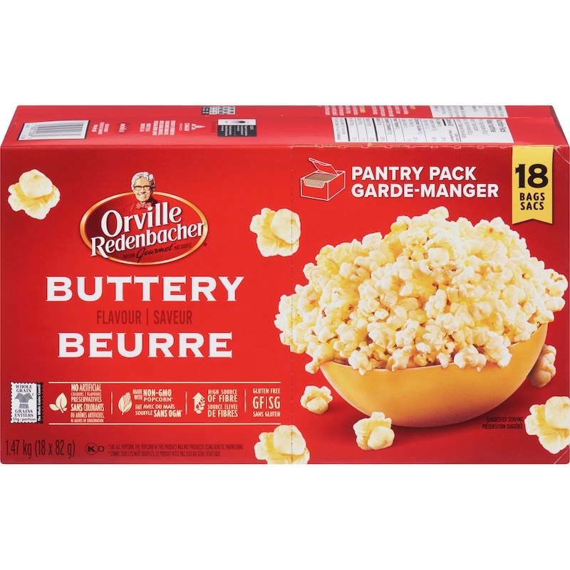 Gourmet Popcorn Buttery Flavour Pantry Pack