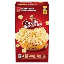 Orville Redenbacher’s Maïs soufflé, saveur beurre, garde-manger 1475 g, 0,95 $/100g