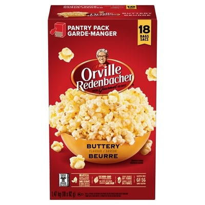 Orville Redenbacher’s Maïs soufflé, saveur beurre, garde-manger 1475 g, 1,02 $/100g