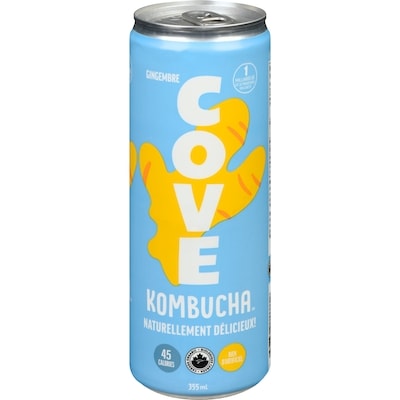 COVE Kombucha gingembre 355 ml, 0,99 $/100ml