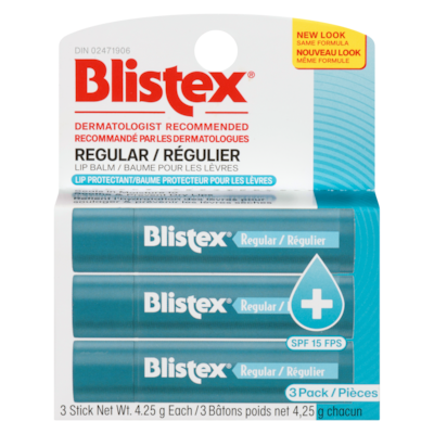 Blistex Lip Balm Regular Spf 15 Value Pack 12.75 g, $54.82/100g