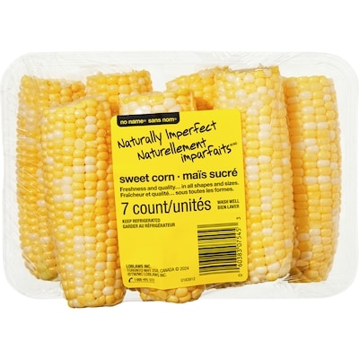 No Name Naturally Imperfect Sweet Corn, 7-Pack 1 ea, $5.00/1ea