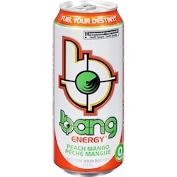Energy Drink Zero Sugar Peach Mango