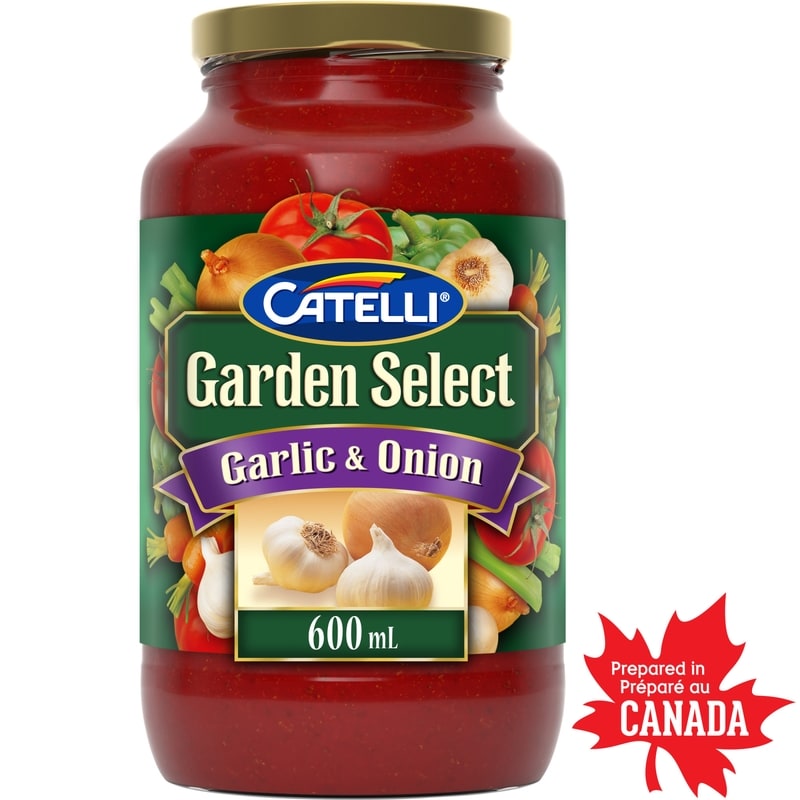 Catelli Garden Select Garlic & Onion Pasta Sauce - 600 ml