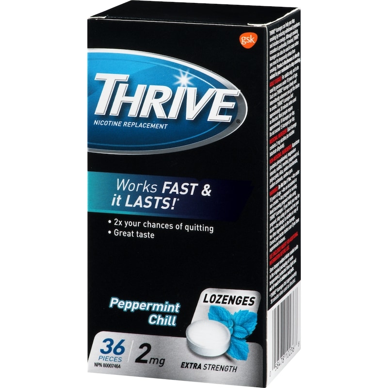 Nicotine Replacement Lozenges Peppermint Chill Extra Strength 2 Mg