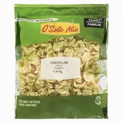 O’Sole Mio Tortellini fromage format familial 1.4 kg, 0,64 $/100g