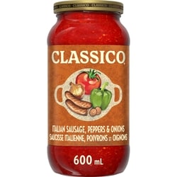 Classico Italian Sausage 600 ml, $0.50/100ml