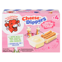 The Laughing Cow Processed Cheese And Wheat Breadsticks Smoked Ham Flavour 13% M.F 140 g, $2.14/100g