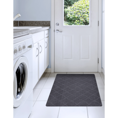 Utility Embossed Needlepunch Mat 31" x 44" Grey