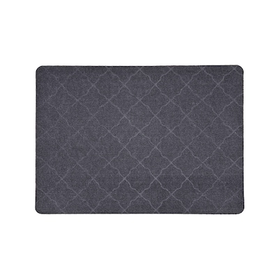 Korhani Home Tapis aiguilleté gaufré utilitaire 31 po x 44 po gris 1 ea, 19,00 $/1ch