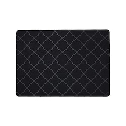 Korhani Home Utility Embossed Needlepunch Mat 31" x 44" Black 1 ea, $19.00/1ea