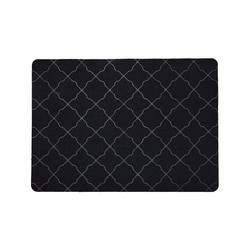 Korhani Home Tapis utilitaire aiguilleté gaufré 31 po x 44 po noir 1 ea, 19,00 $/1ch