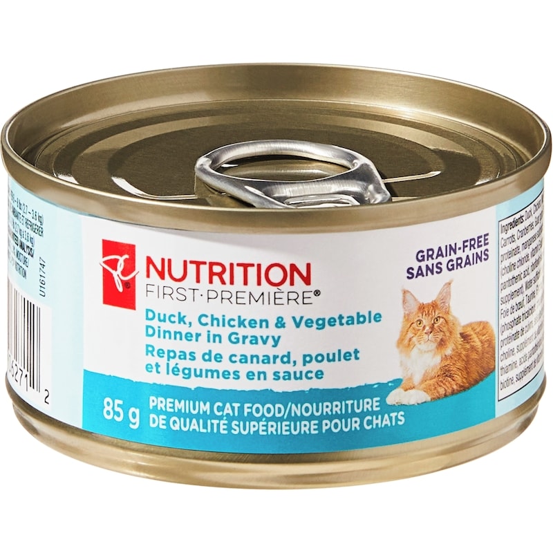 Nutrition First Duck, Chicken, and Vegetable Dinner in Gravy Premium Cat Food
