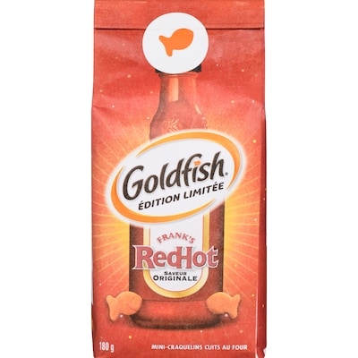 Pepperidge Farm Frank's redhot mini-craquelins cuits au four saveur originale édition limitée 180 g, 2,22 $/100g