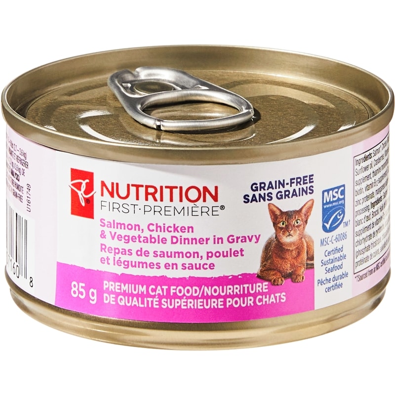 Nutrition First Salmon, Chicken, and Vegetable Dinner in Gravy Premium Cat Food