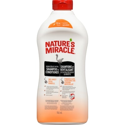 Nature's Miracle Shampoing et revitalisant de contrôle des odeurs de moufette fragrance d'agrumes 946 ml, 1,90 $/100ml