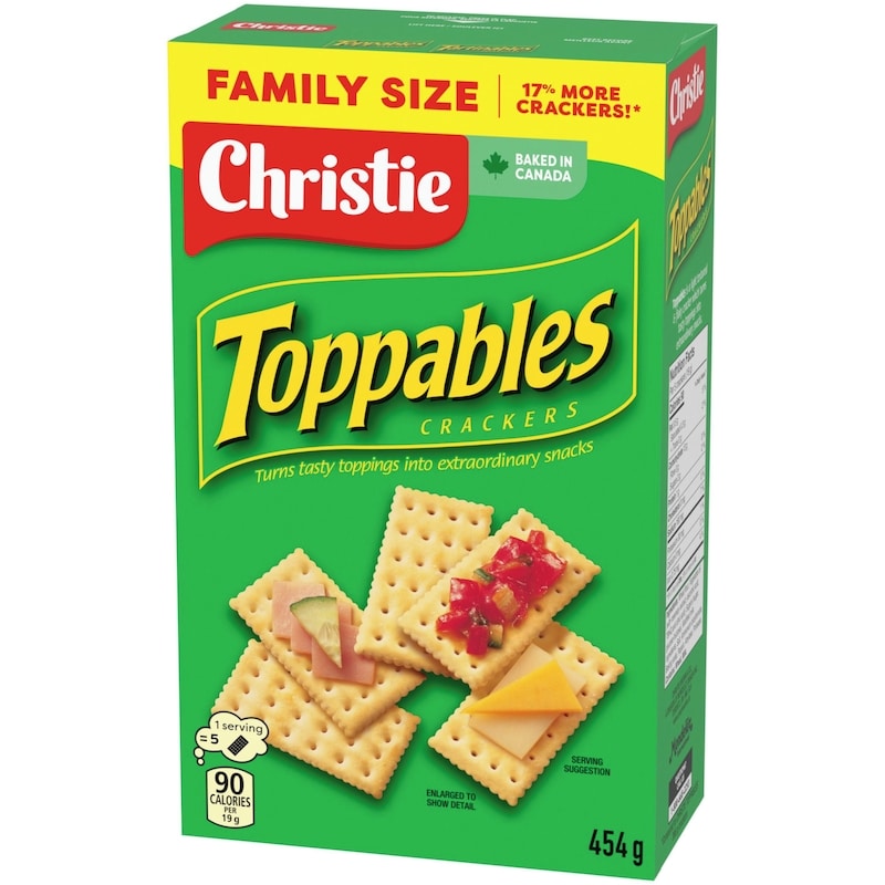 Toppables Crackers, Eat on its own or topped, Buttery tasting, flaky, melt in your mouth crackers